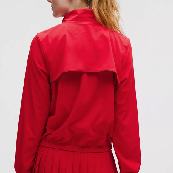 Lululemon Red Court Rival Tennis Track Jacket - Picture 4 of 9